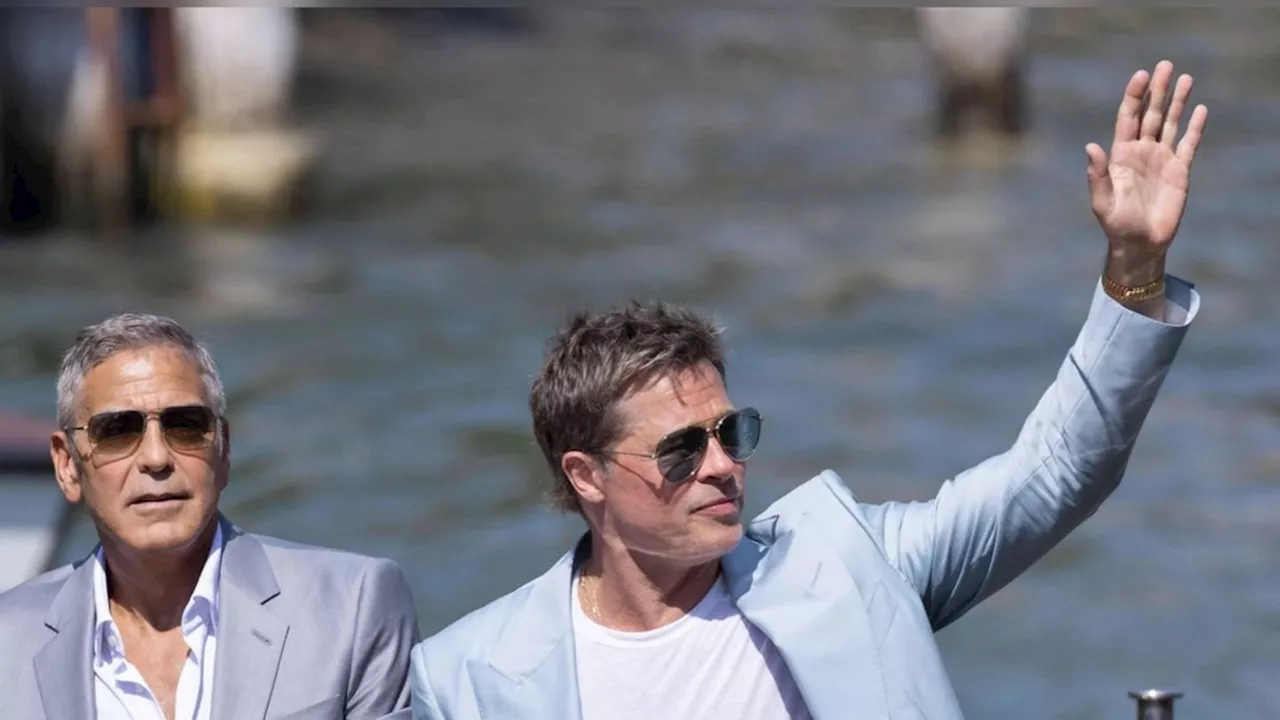 Brad Pitt und George Clooney: Hollywoodstars werden in Venedig gefeiert