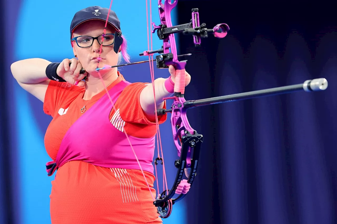 Britain’s Jodie Grinham becomes first pregnant athlete to win Paralympics medal