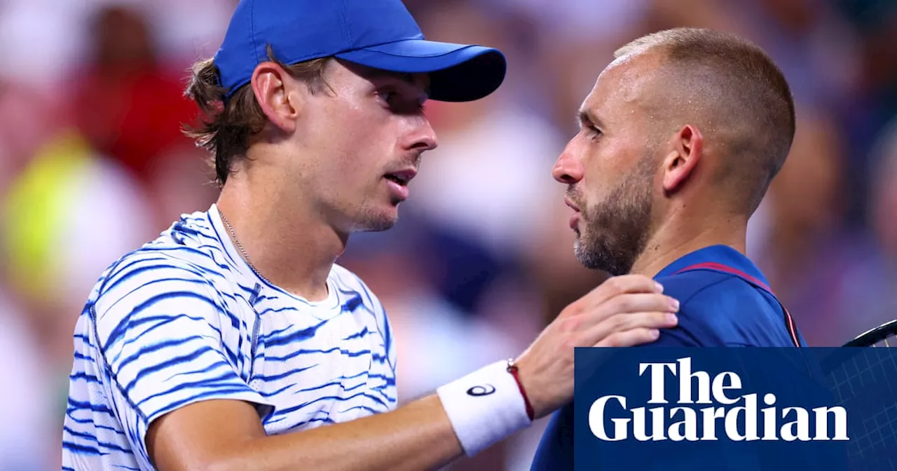Alex de Minaur’s return to form continues with US Open win over ‘wounded’ Dan Evans