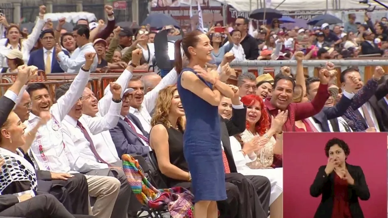 AMLO celebra triunfo de Claudia Sheinbaum durante su sexto Informe de Gobierno