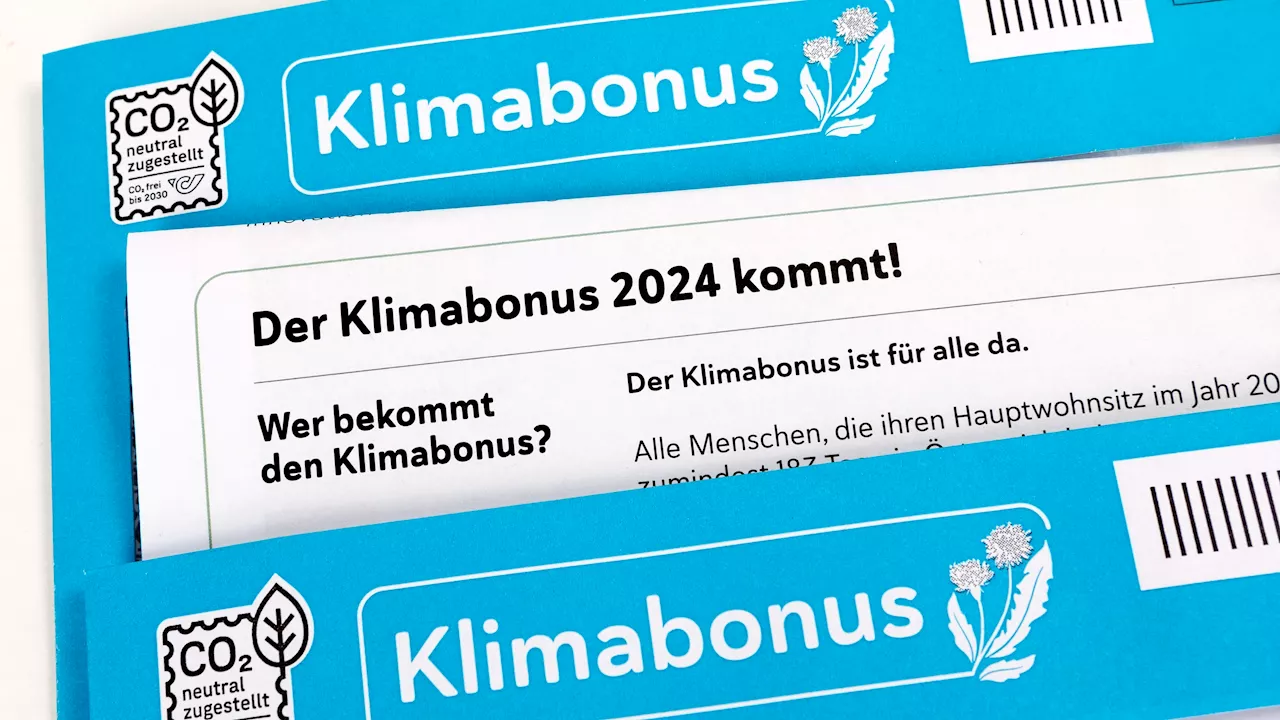 Knalleffekt am Montag - Klimabonus kommt – das musst du jetzt wissen