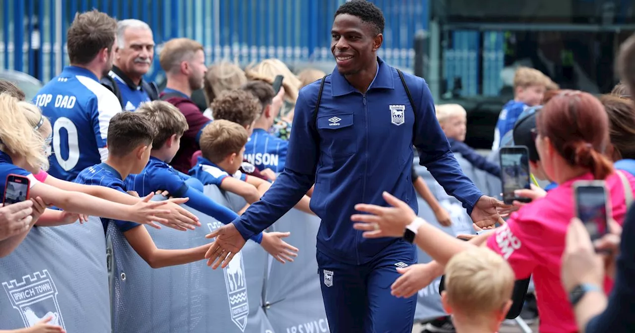 Ireland forward Chiedozie Ogbene reacts to his Premier League debut with Ipswich