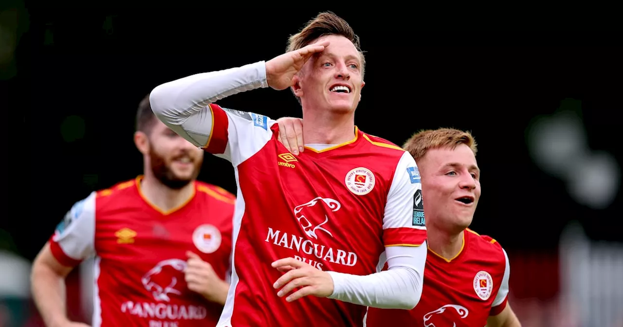 Jake Mulraney brace helps St Patrick’s Athletic overcome 10-man Drogheda United