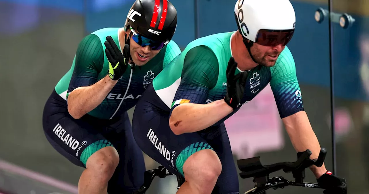 Paralympics: Martin Gordon and Eoin Mullen set new record on way to fifth-place finish