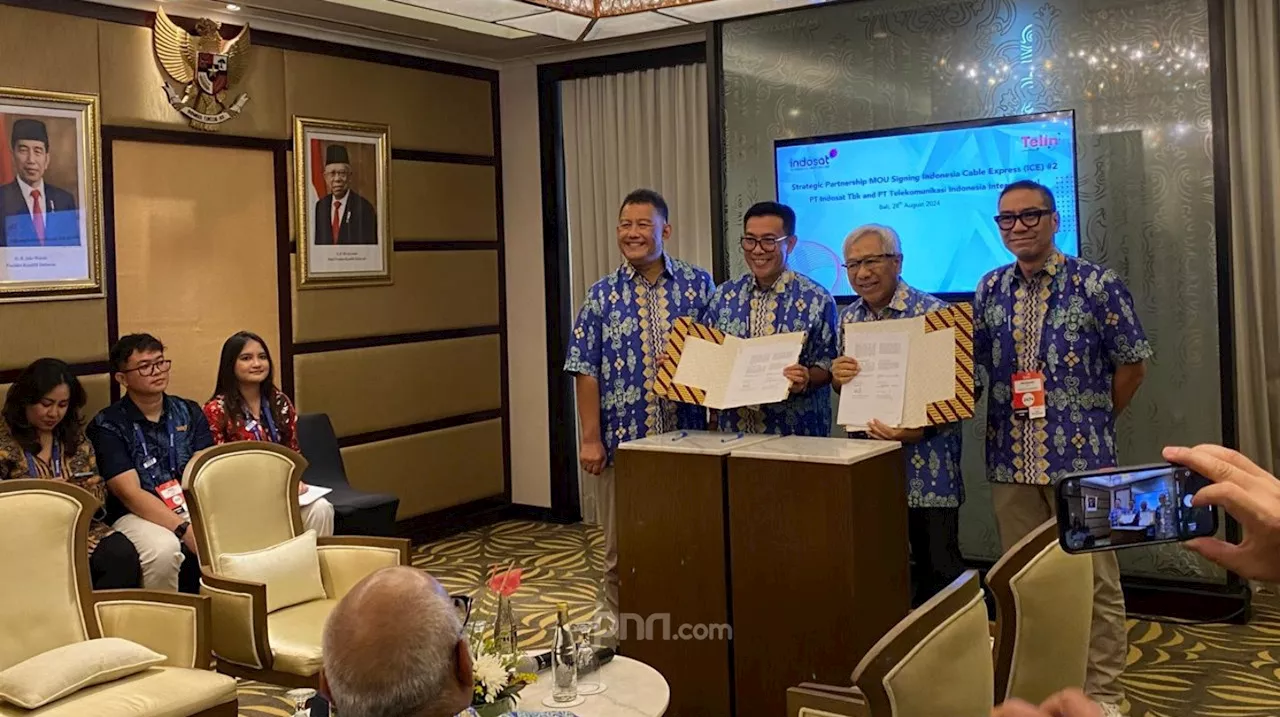 Garap Proyek ICE-2, Telin Gandeng Indosat Ooredoo Hutchison