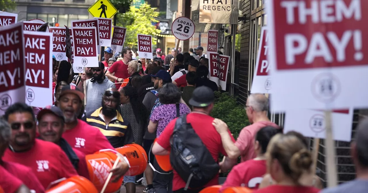 Thousands of hotel workers launch strike after talks stall with top chains