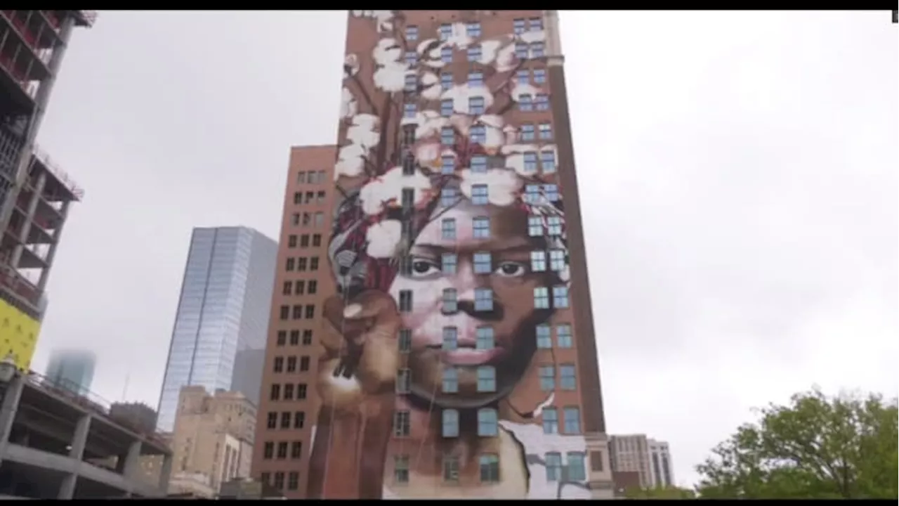 Harriet Tubman mural unveiled in Downtown Houston