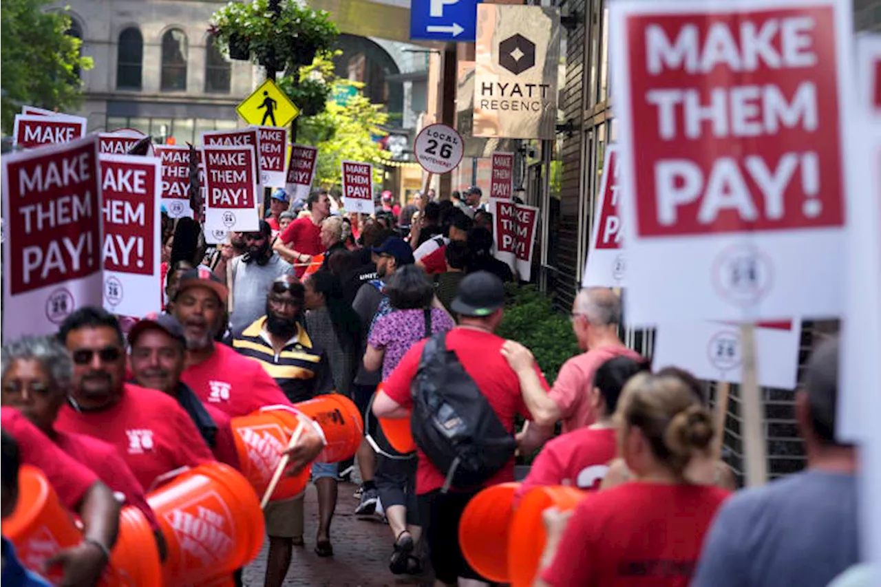 Strikes start at top hotel chains as housekeepers seek higher wages and daily room cleaning work