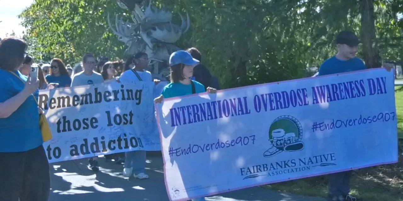 Fairbanks walks for overdose awareness