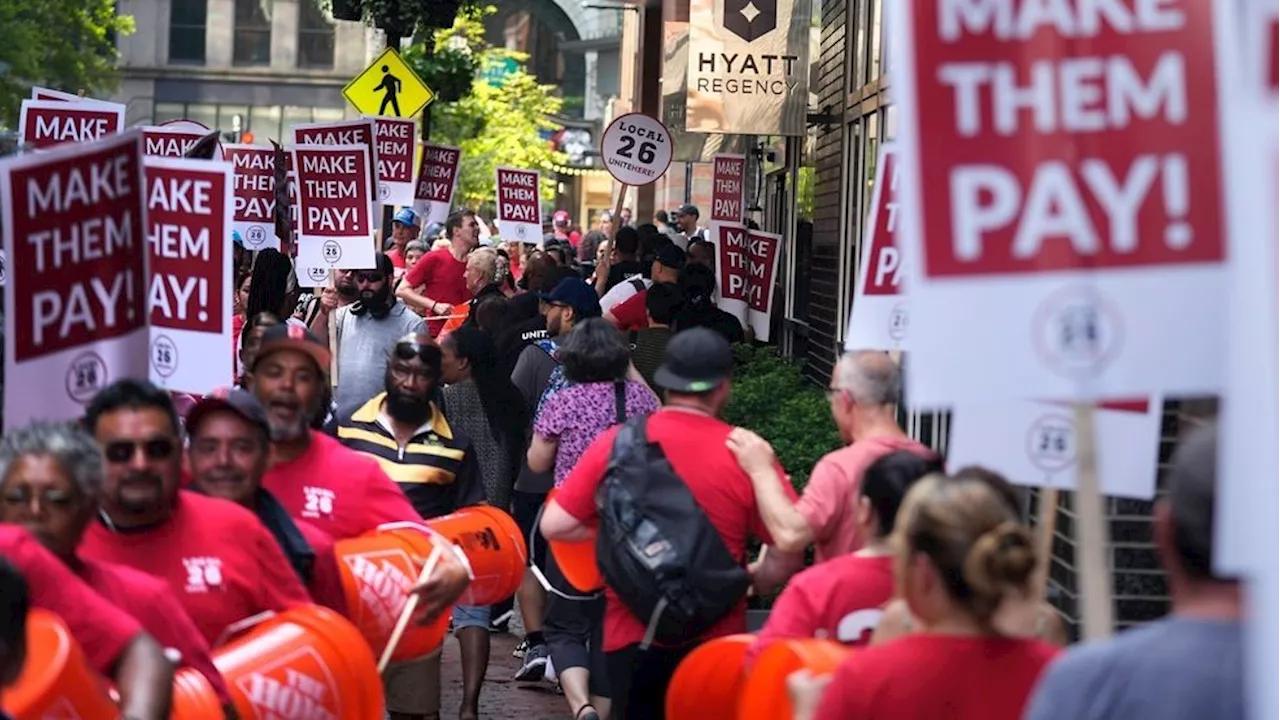 Strikes start at top hotel chains; housekeepers seek higher wages, daily room cleaning