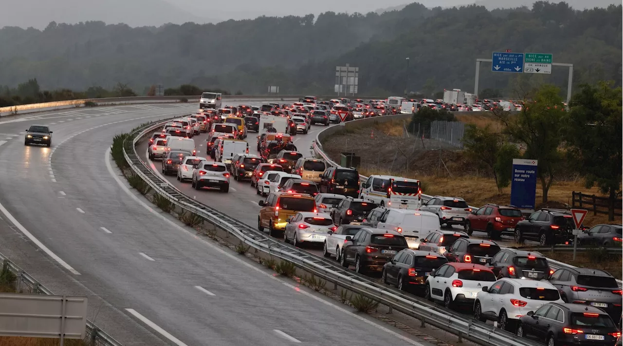 Un accident provoque la fermeture de l''autoroute A51au niveau d'Aubignosc direction Aix-en-Provence