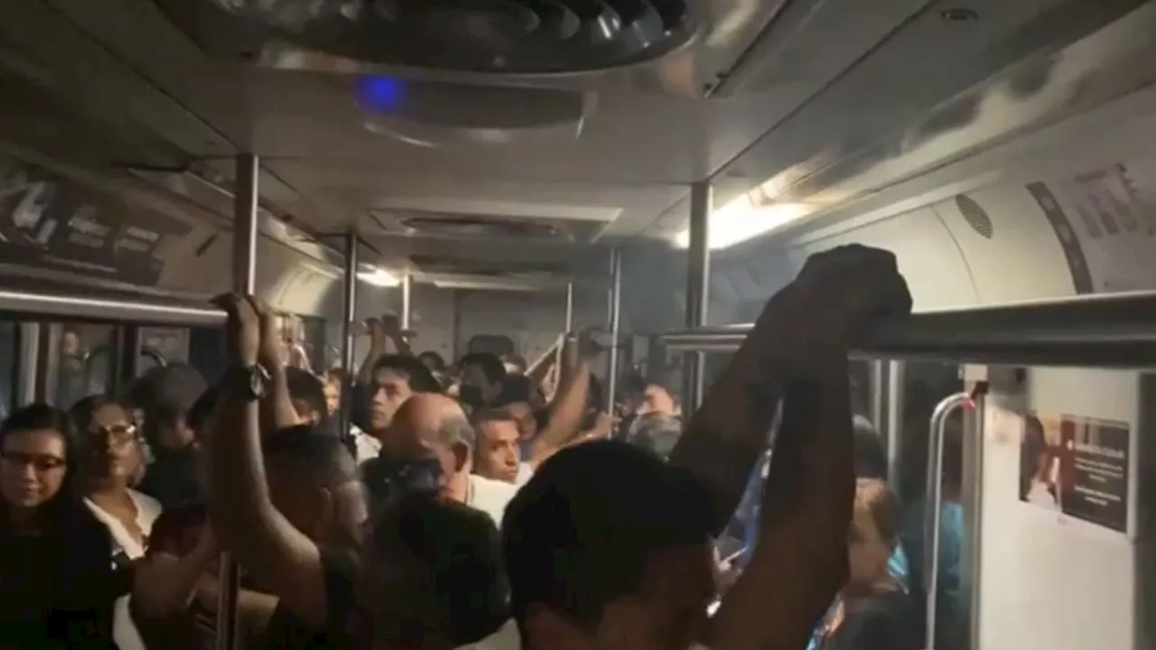 Metro Línea 3: Apagón obliga desalojo de usuarios