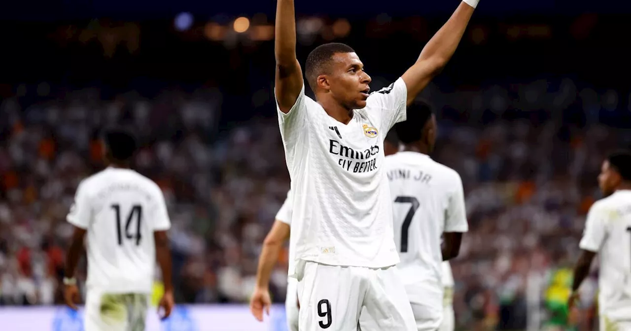 Mbappé se estrena como goleador del Real Madrid, ayudado con un lujo de Valverde