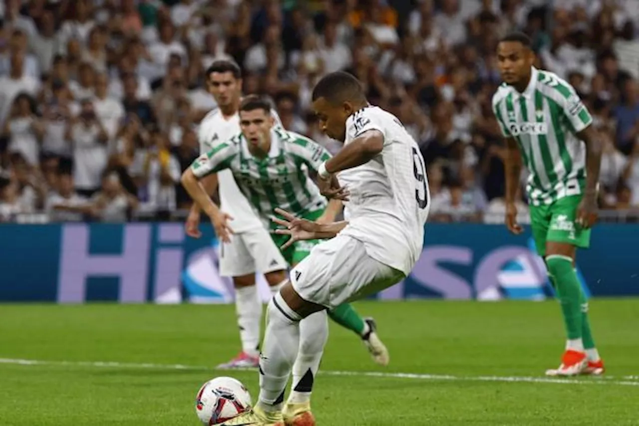 Le Real Madrid s'impose contre le Betis Séville avec un doublé de Kylian Mbappé