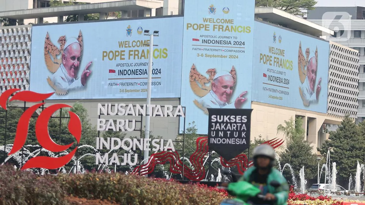 Catat, Ini Rekayasa Lalu Lintas di Jakarta Selama Ada Kunjungan Paus Fransiskus