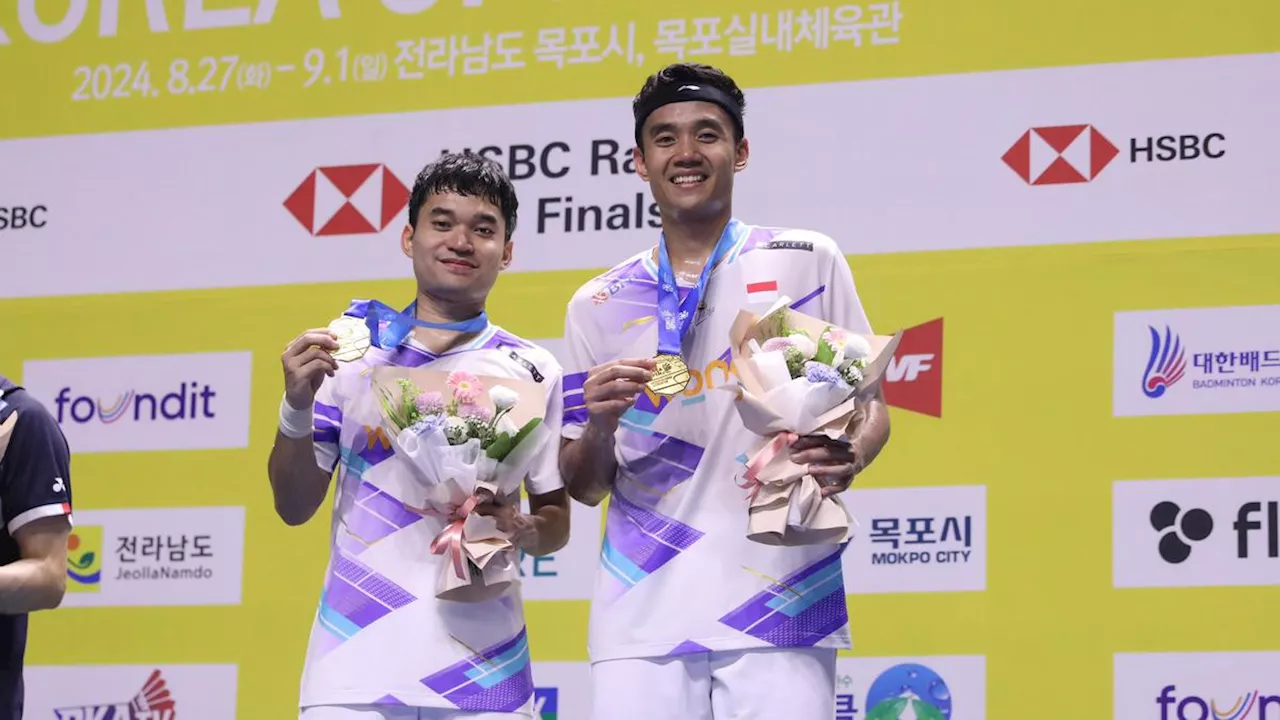 Hasil Korea Open 2024: Jinakkan Wakil Tuan Rumah, Leo/Bagas Rengkuh Gelar Juara