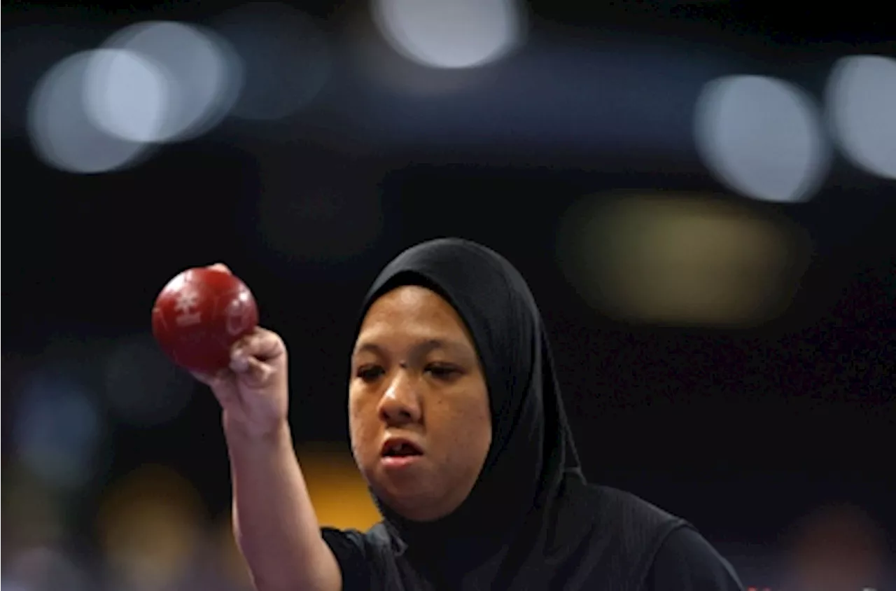 Paralympic medal in sight as red-hot Noor Azkuzaimey rolls through to boccia semis