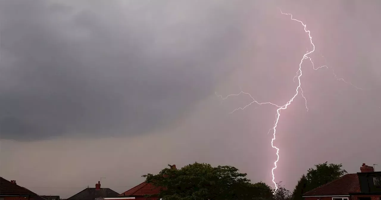 Greater Manchester thunderstorms LIVE as Met Office issues warning over 'frequent lightning strikes'