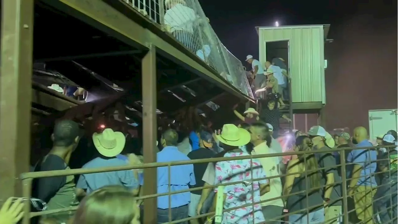 Dozen injured in bleacher collapse at Kendall County Fairgrounds