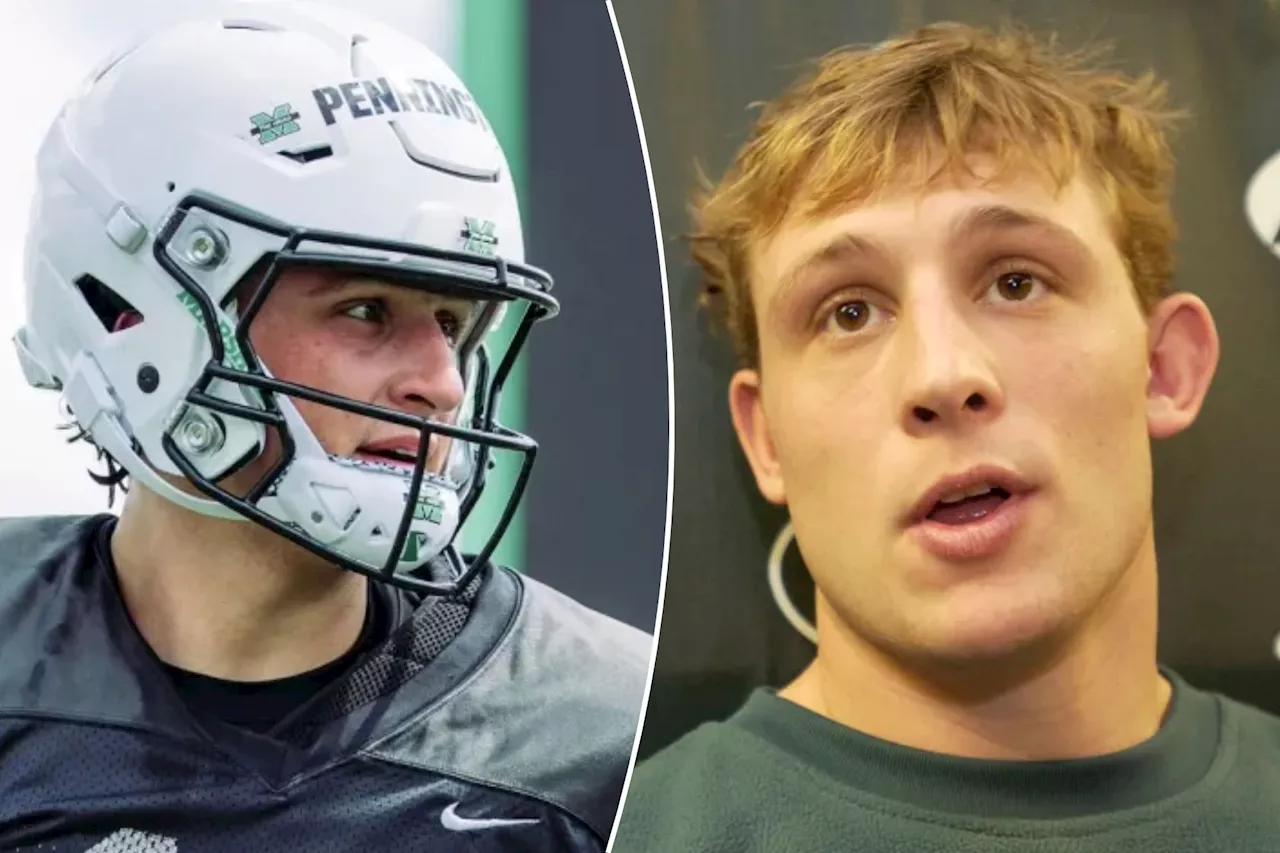 Chad Pennington's son throws first touchdown in college career