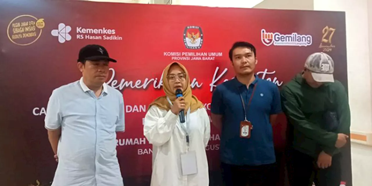 Penjelasan KPU Kota Bandung soal Cek Kesehatan Susulan Haru-Dhani