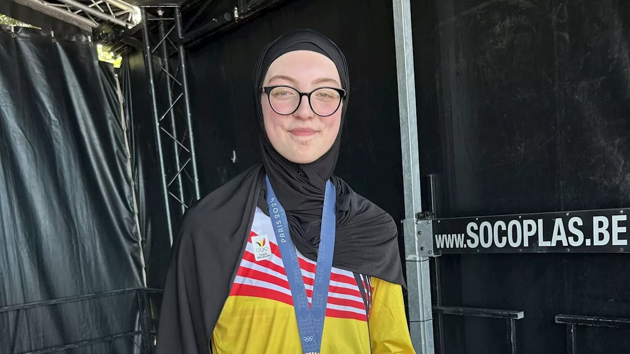 Sarah Chaâri, médaillée olympique, faite citoyenne d’honneur de la ville de Charleroi