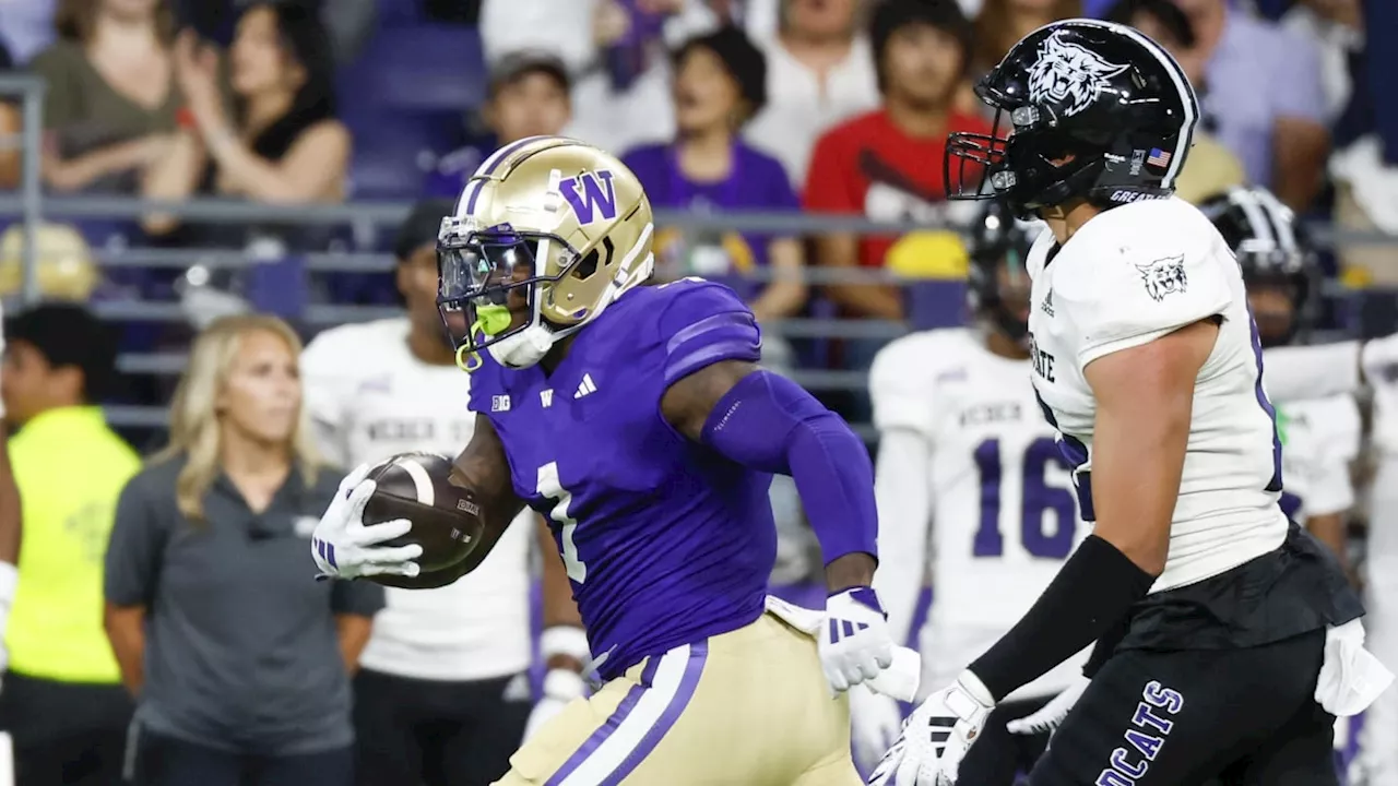 Coleman Rushes for 127 Yards and 3 TDs as UW Grinds Out 35-3 Victory