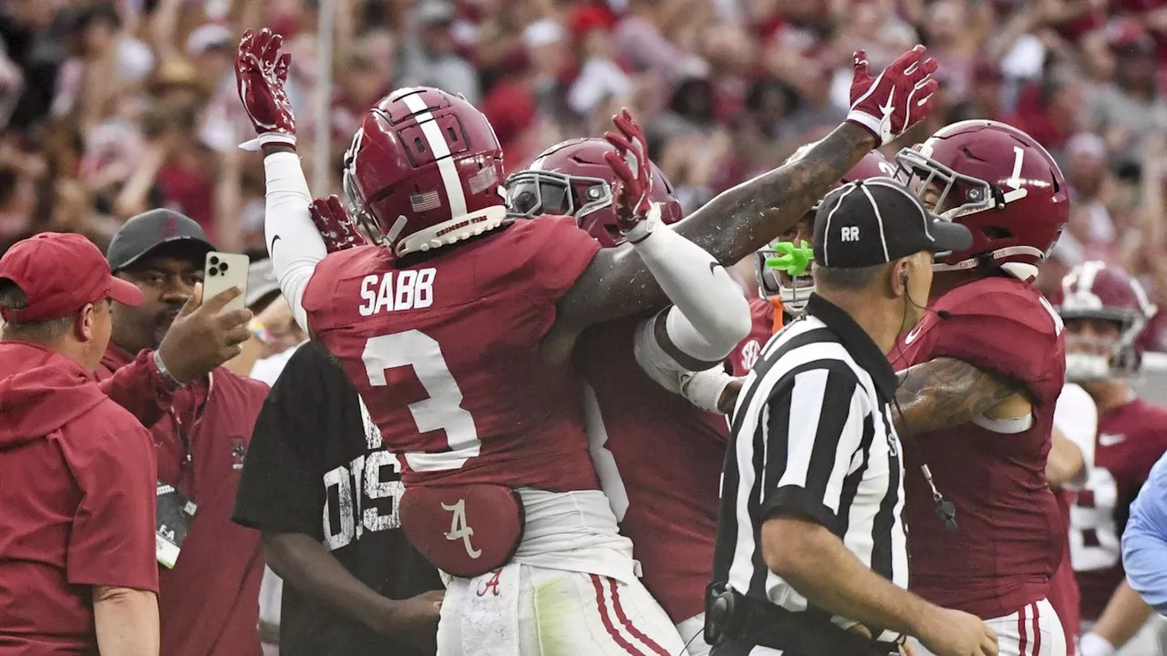 Defensive Back Keon Sabb Has Standout Performance in First Alabama Game