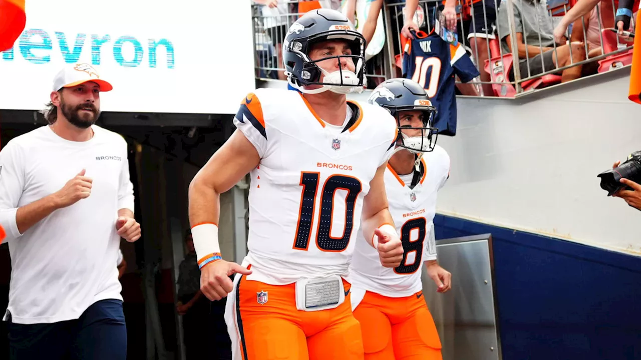 Denver Broncos OT Mike McGlinchey Dishes on QB Bo Nix's 'Rapid' Rise to Starting Job