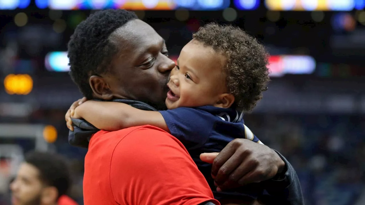 WATCH: New York Knicks Star Dunks On Son