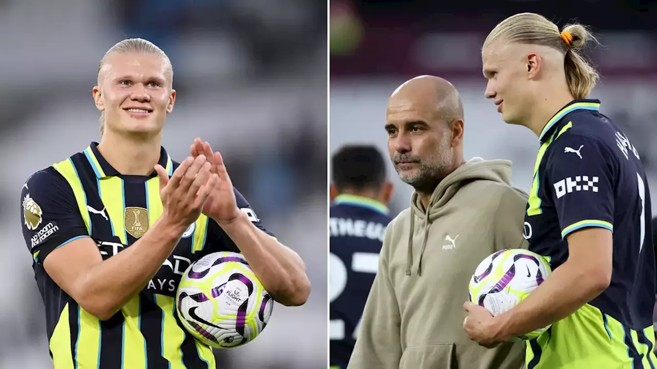 Pep Guardiola reveals the one thing Erling Haaland has changed to become even better this season