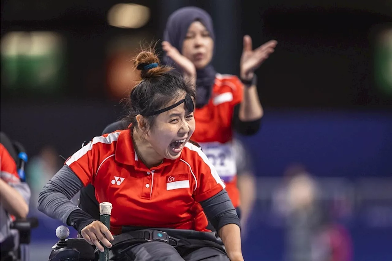 Singapore assured of historic Paralympic boccia medal after Jeralyn Tan’s semi-final win