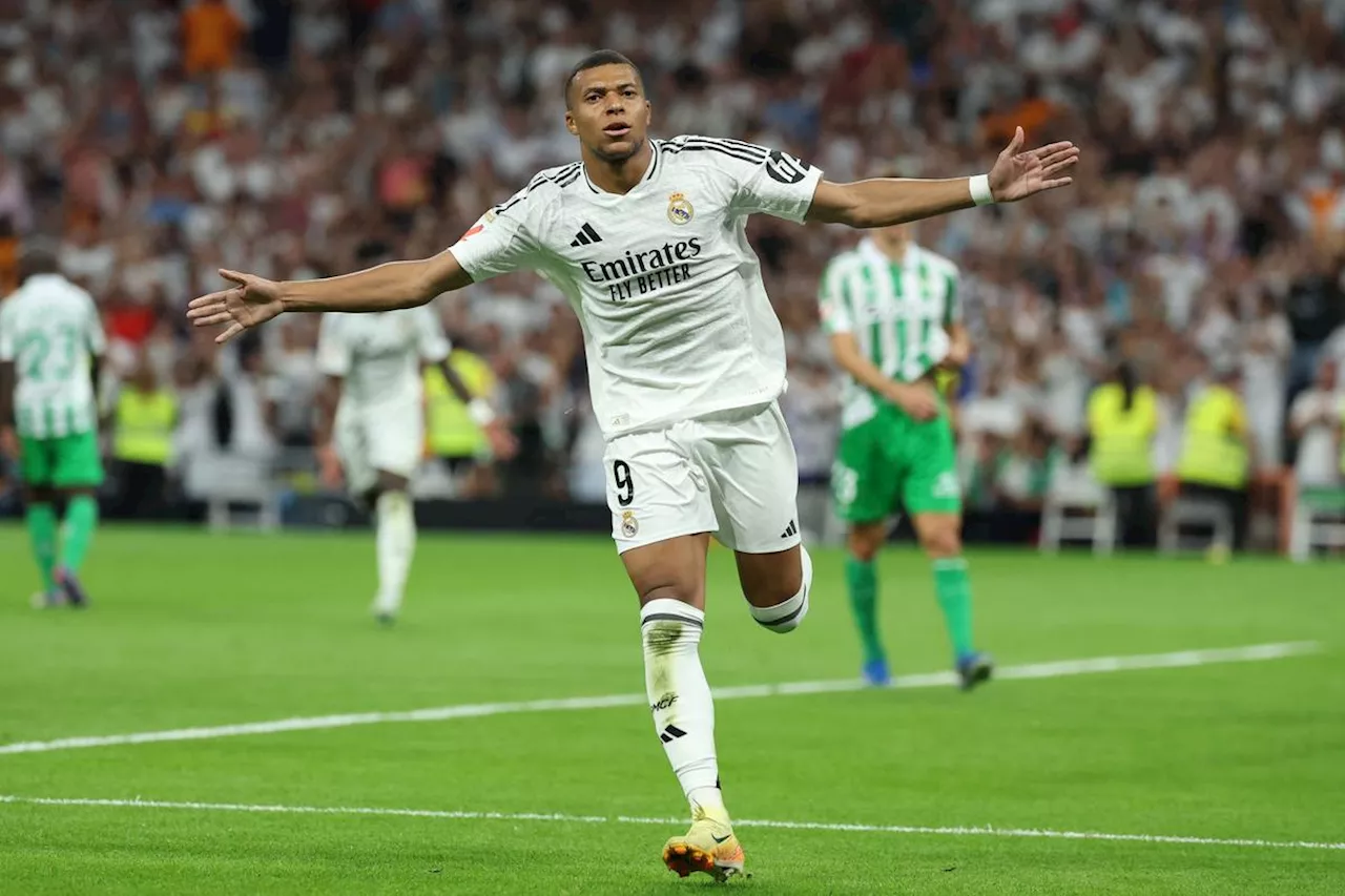 Liga : auteur d’un doublé, Kylian Mbappé offre la victoire au Real Madrid