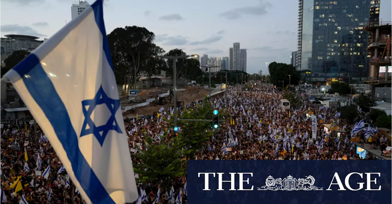 Protesters pour into streets after death of Israeli hostages held by Hamas