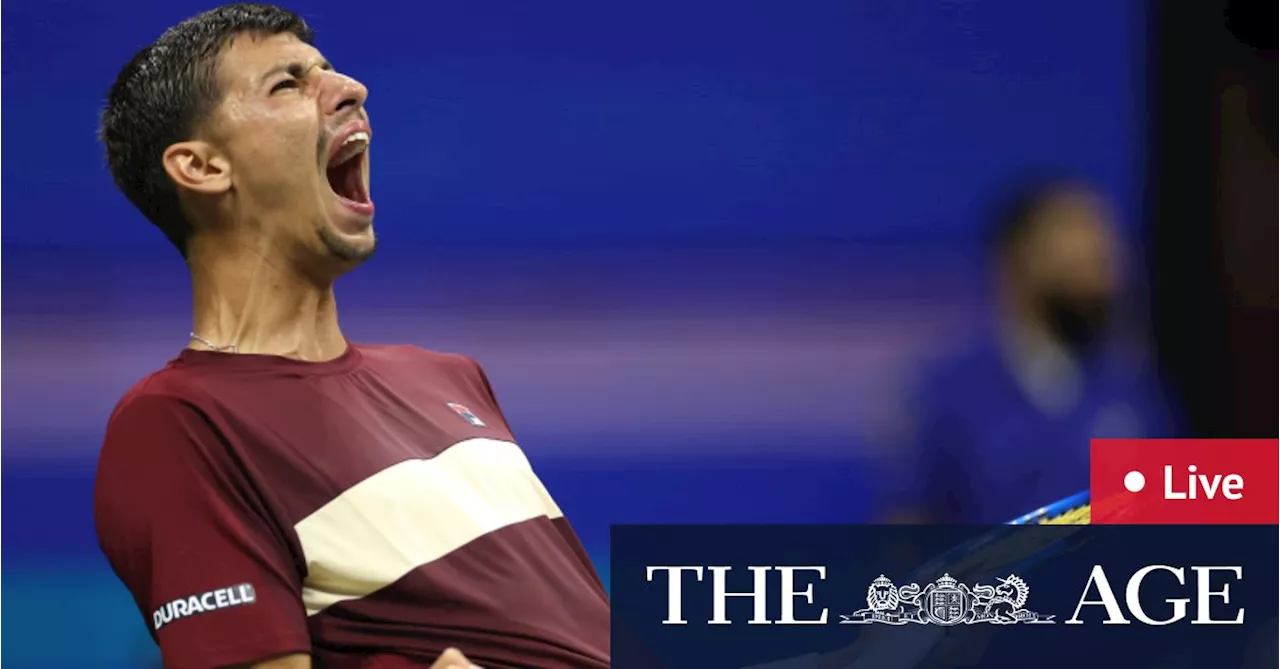 US Open LIVE updates: Popyrin to face American Tiafoe for spot in maiden grand slam quarter-final