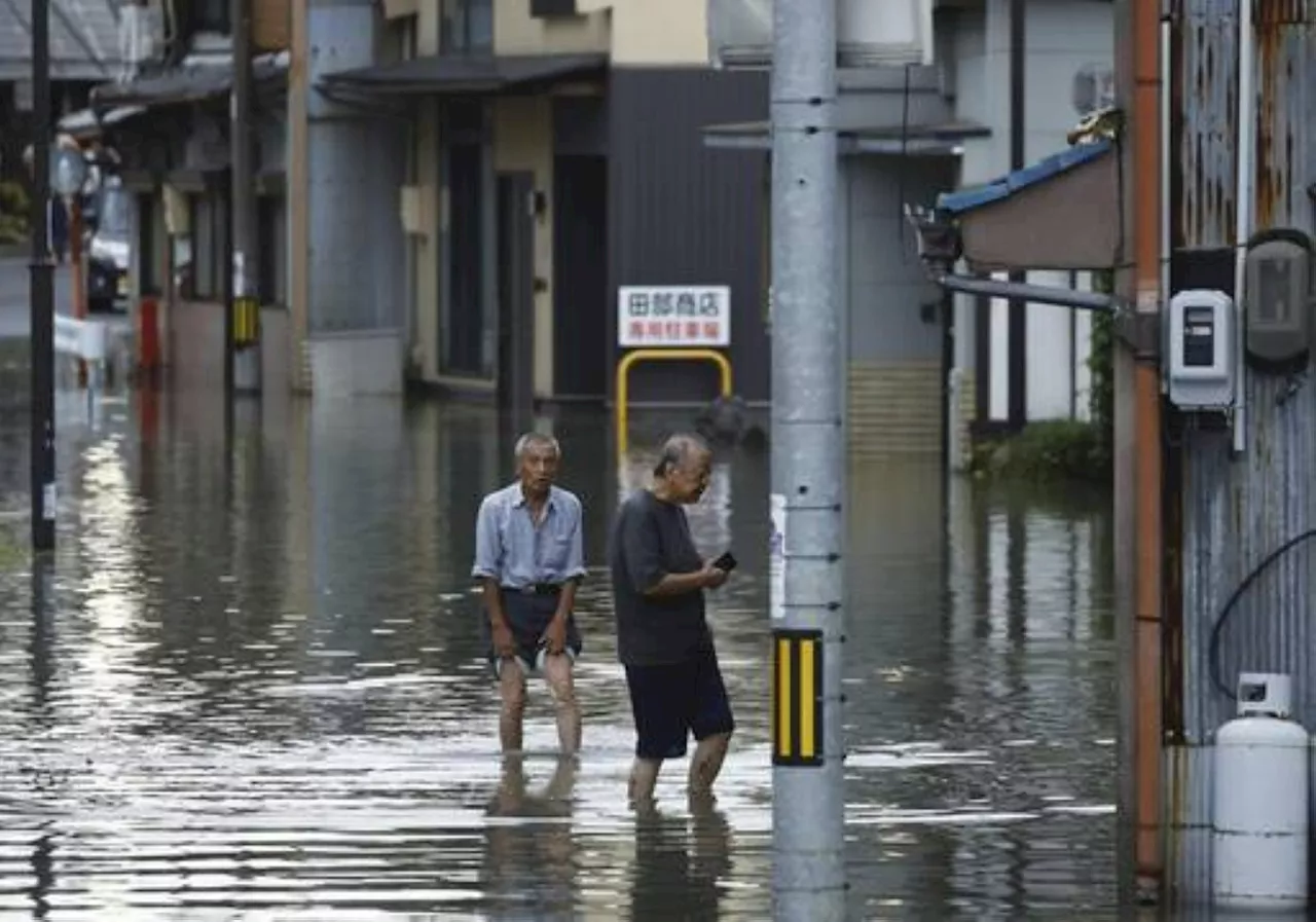 Storm brings more rainfall in Japan