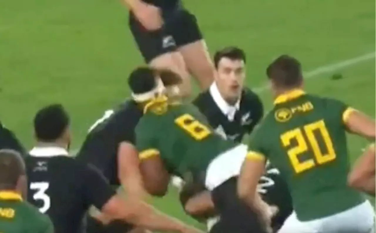 Should All Blacks star have been red card for head shot on Kolisi?