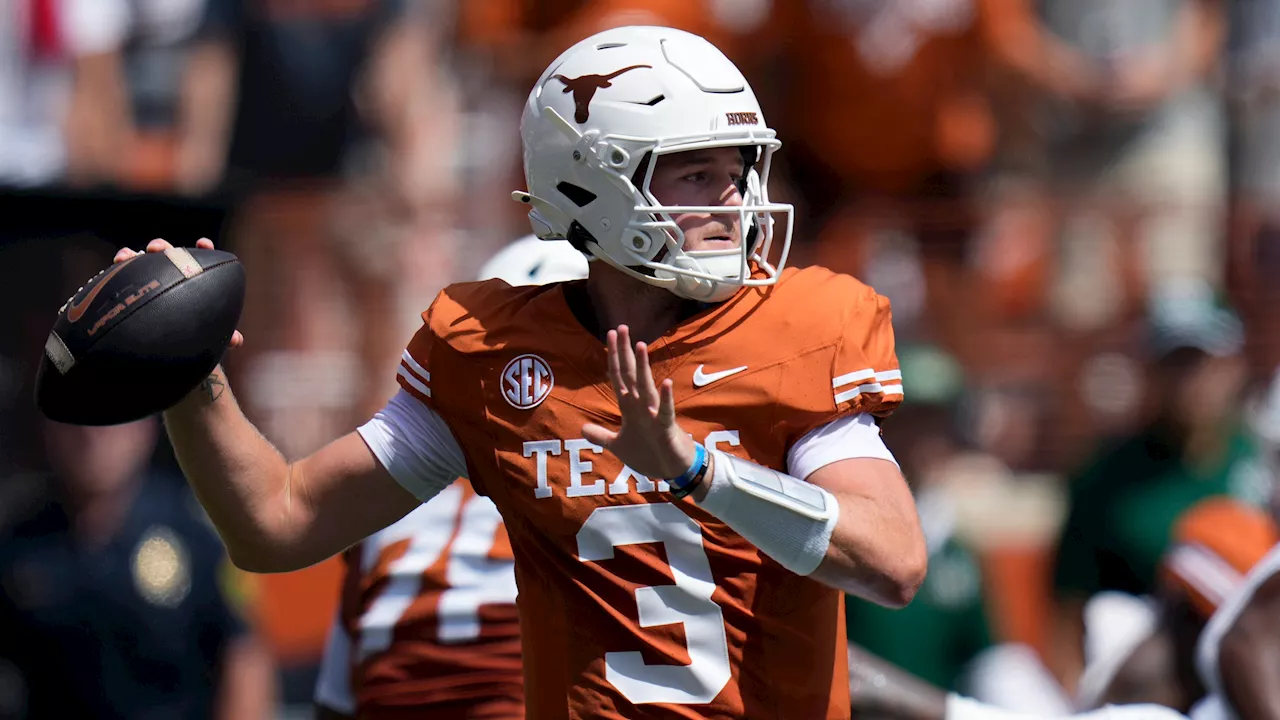 Ewers throws 3 TD passes to help No. 4 Texas roll over Colorado State in opener