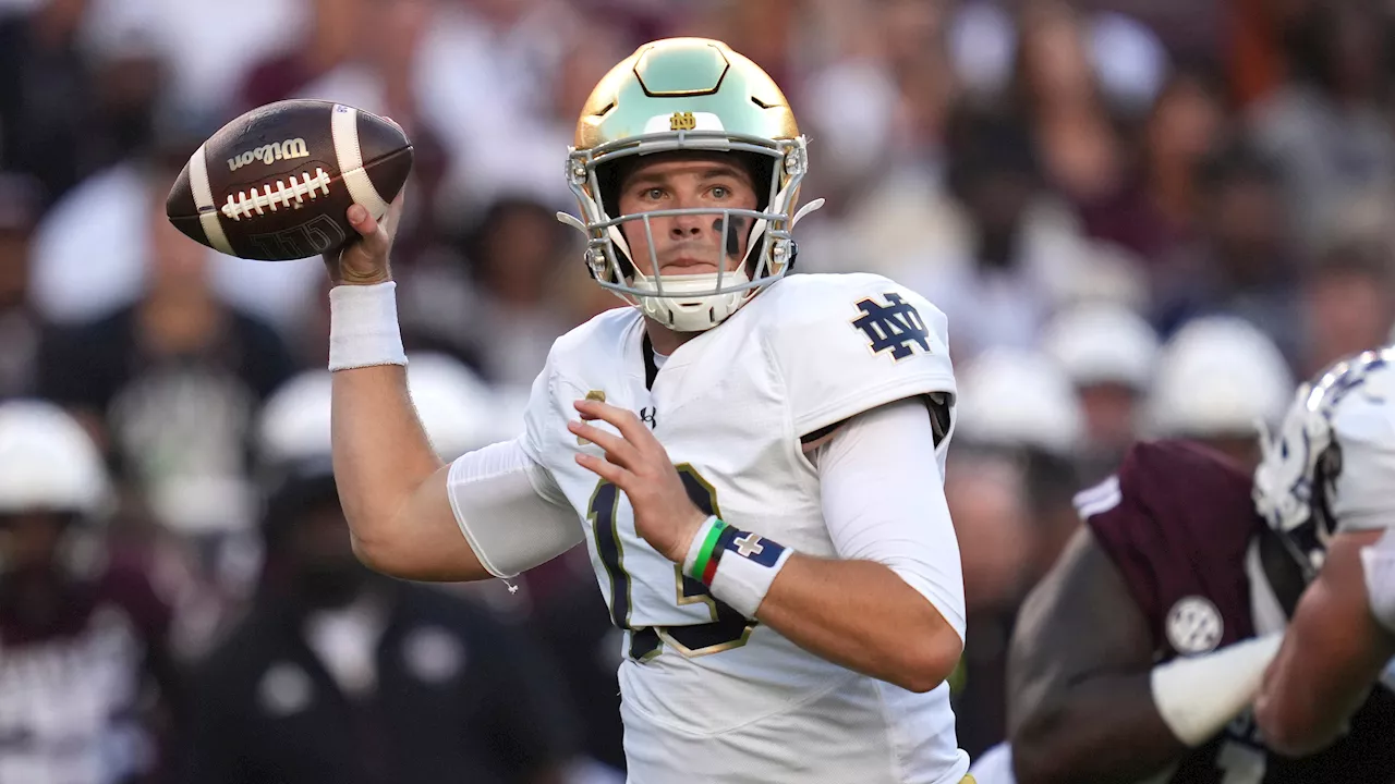 No. 7 Notre Dame pulls away late to beat No. 20 Texas A&M