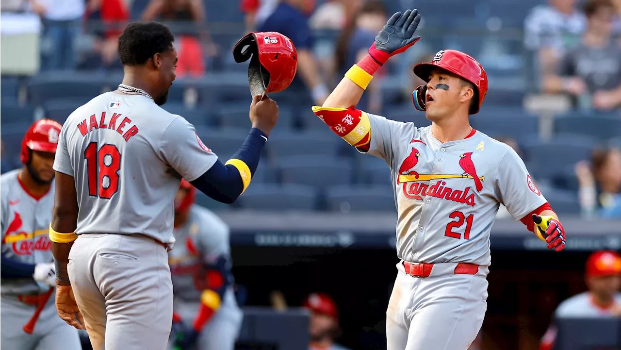 Walker's five hits, Nootbaar's five RBIs lead Cardinals past Yankees