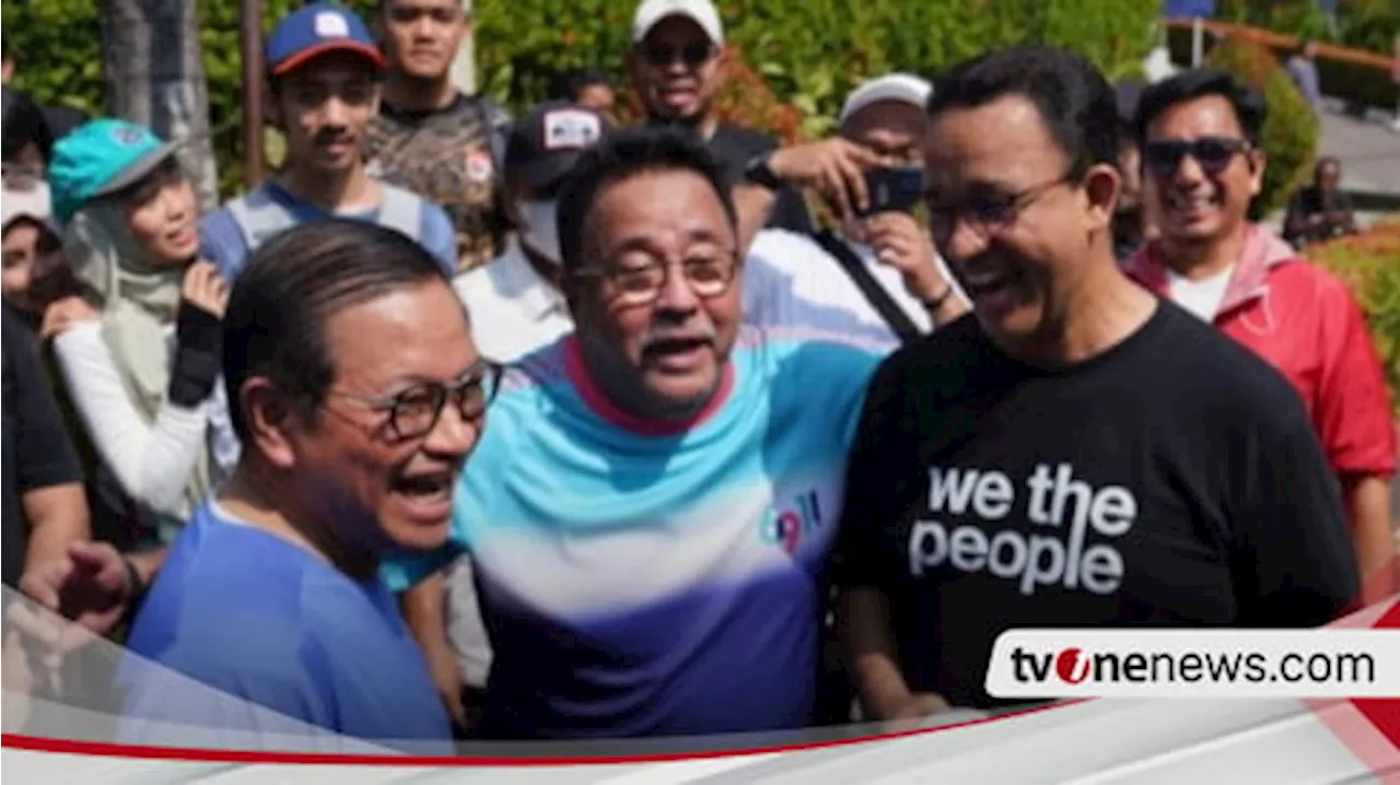 Tak Sengaja Bertemu di CFD Jakarta, Rano Karno Puji Anies Baswedan Telah Ciptakan Jakarta yang Nyaman