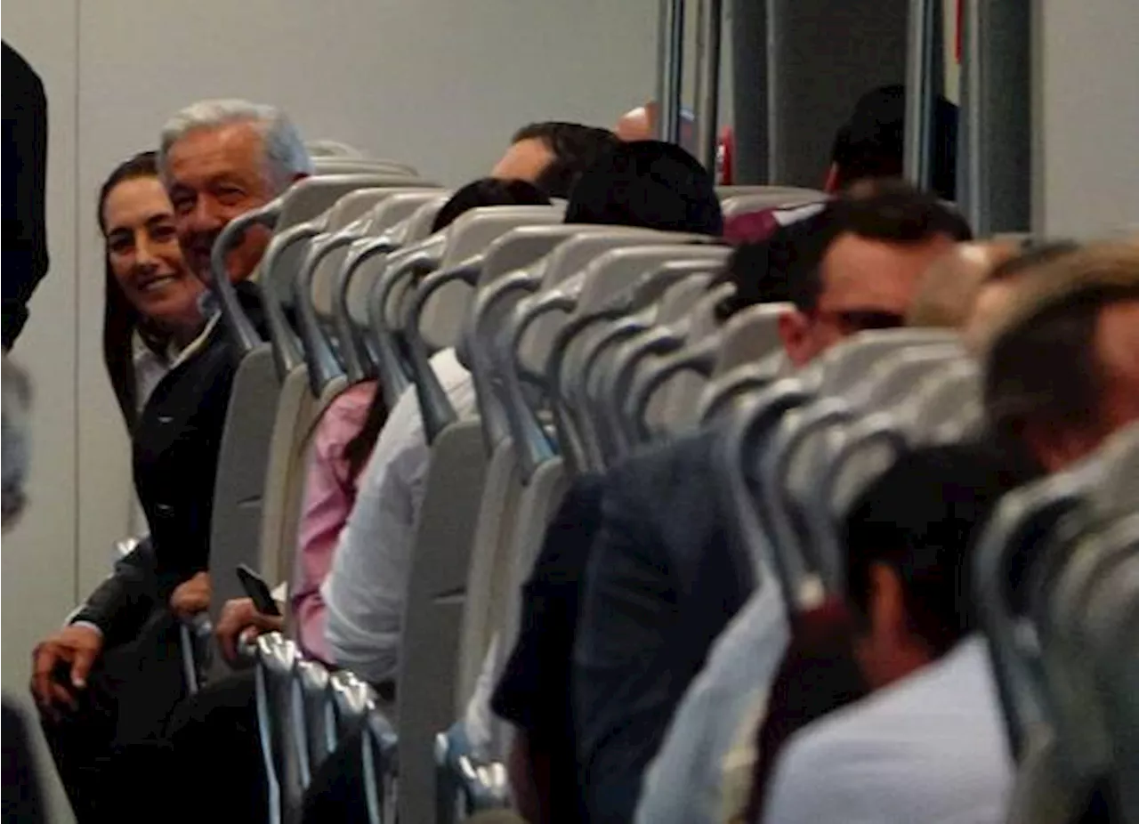 Inauguran AMLO y Sheinbaum segundo tramo del Tren México-Toluca