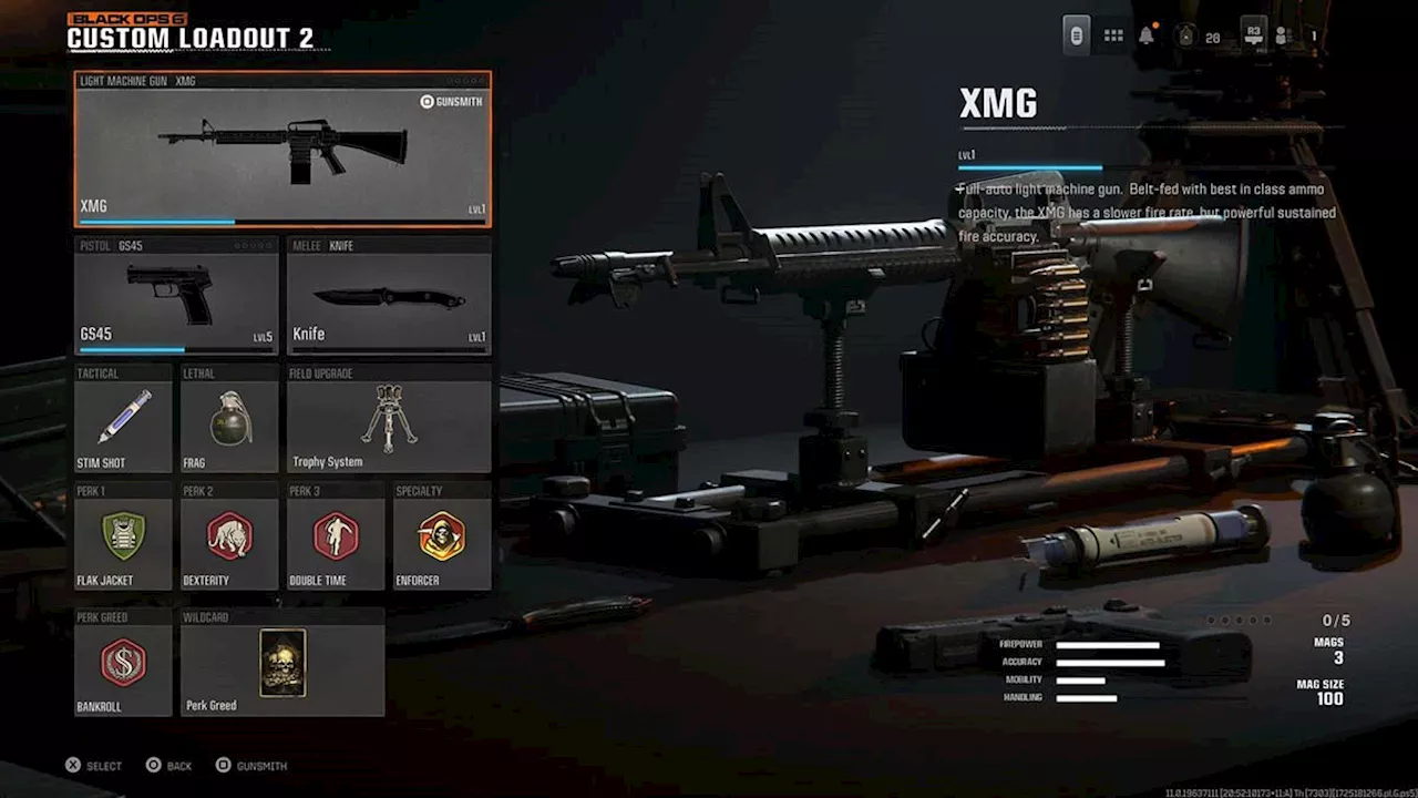 Best Black Ops 6 XMG loadout