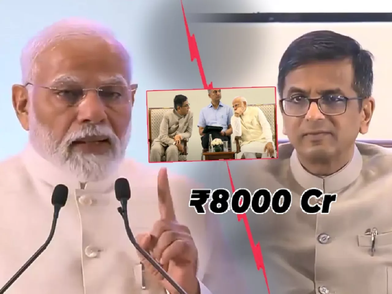 Video: 'महिला अत्याचार...', 8000 कोटींचा उल्लेख करत मोदी चंद्रचूड मंचावर असतानाच बोलले