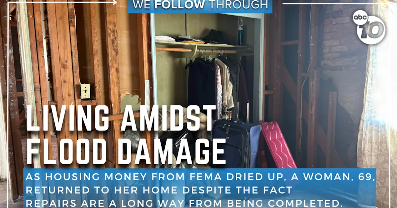 We Follow Through: 69-year-old woman living in flood-damaged home 7.5 months post storm