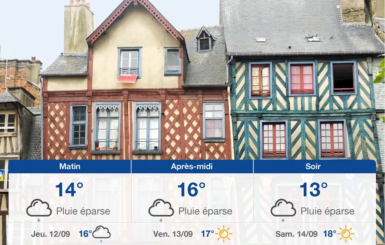 Météo Rennes: prévisions du mercredi 11 septembre 2024