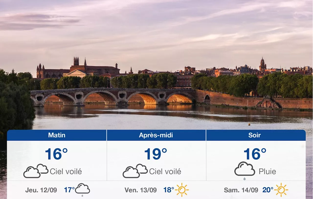 Météo Toulouse: prévisions du mercredi 11 septembre 2024