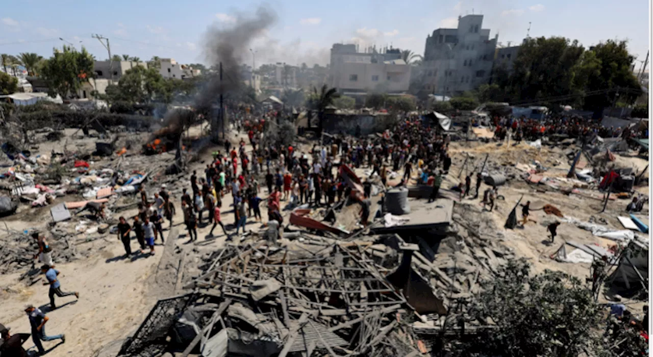 Israeli air attack kills 40 in Gaza humanitarian zone