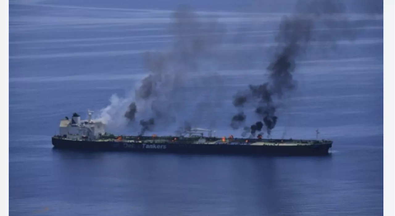 Oil tanker ablaze off Yemen threatens environmental disaster