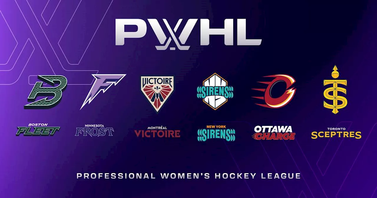 PWHL unveils team nicknames and logos entering women’s hockey league’s 2nd season